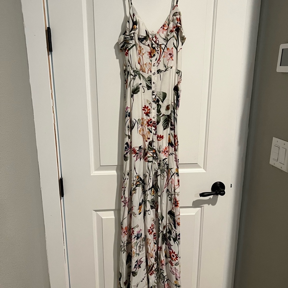 Lulus white vacation maxi